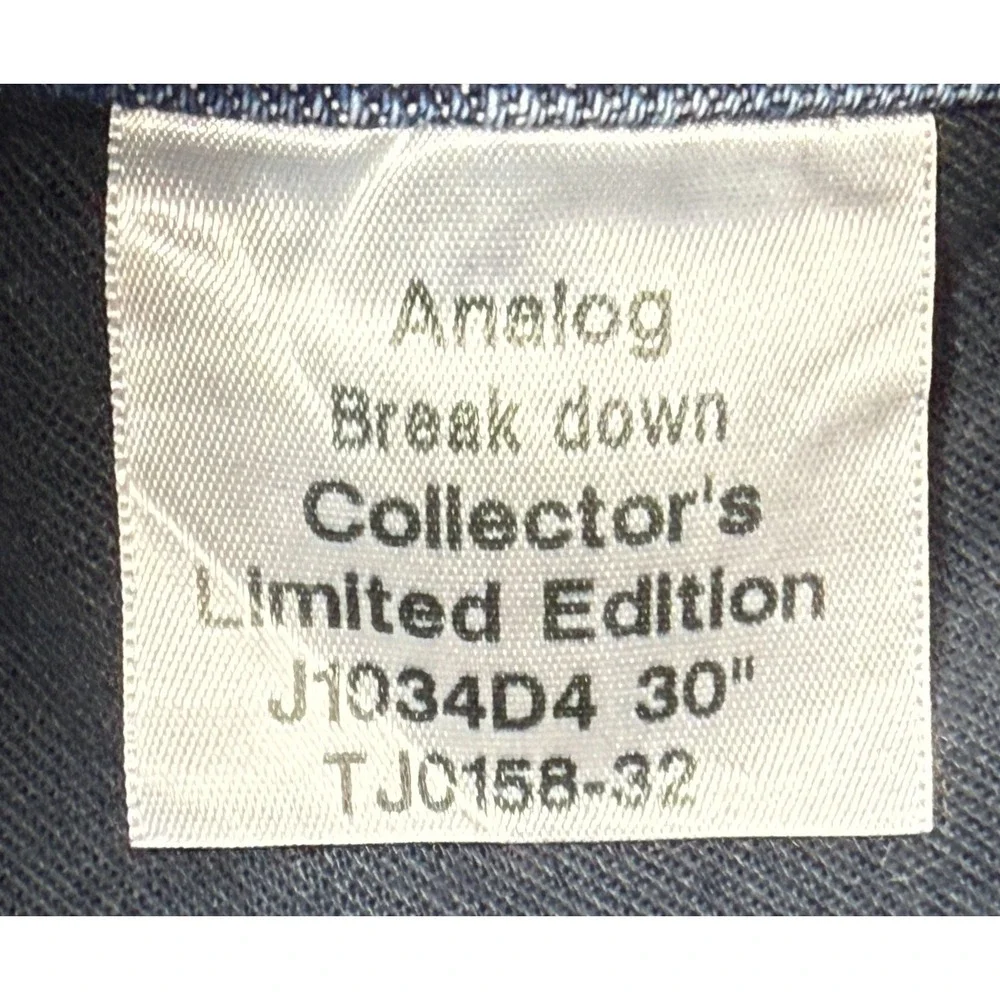 JNCO Women's Analog Break Down Collector's Limited‎ Edition Jeans Size 32x32 - Picture 5 of 13